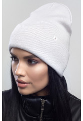 Жіноча шапка-ковпак з відворотом "Пассаж"