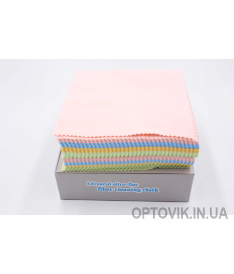Серветка з мікрофібри 14см 100шт