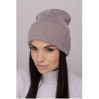 Жіноча шапка-ковпак з відворотом "Карнавал"