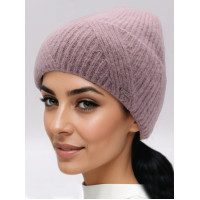 Жіноча шапка-ковпак з відворотом "Матрiца"