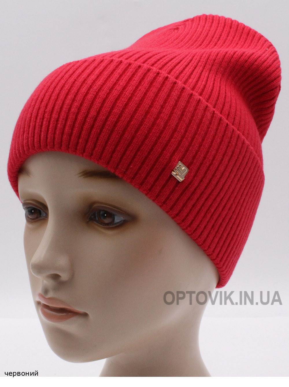 Жіноча шапка-ковпак з відворотом Фєнiкс