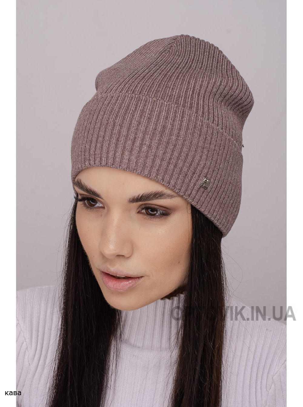 Жіноча шапка-ковпак з відворотом Фєнiкс