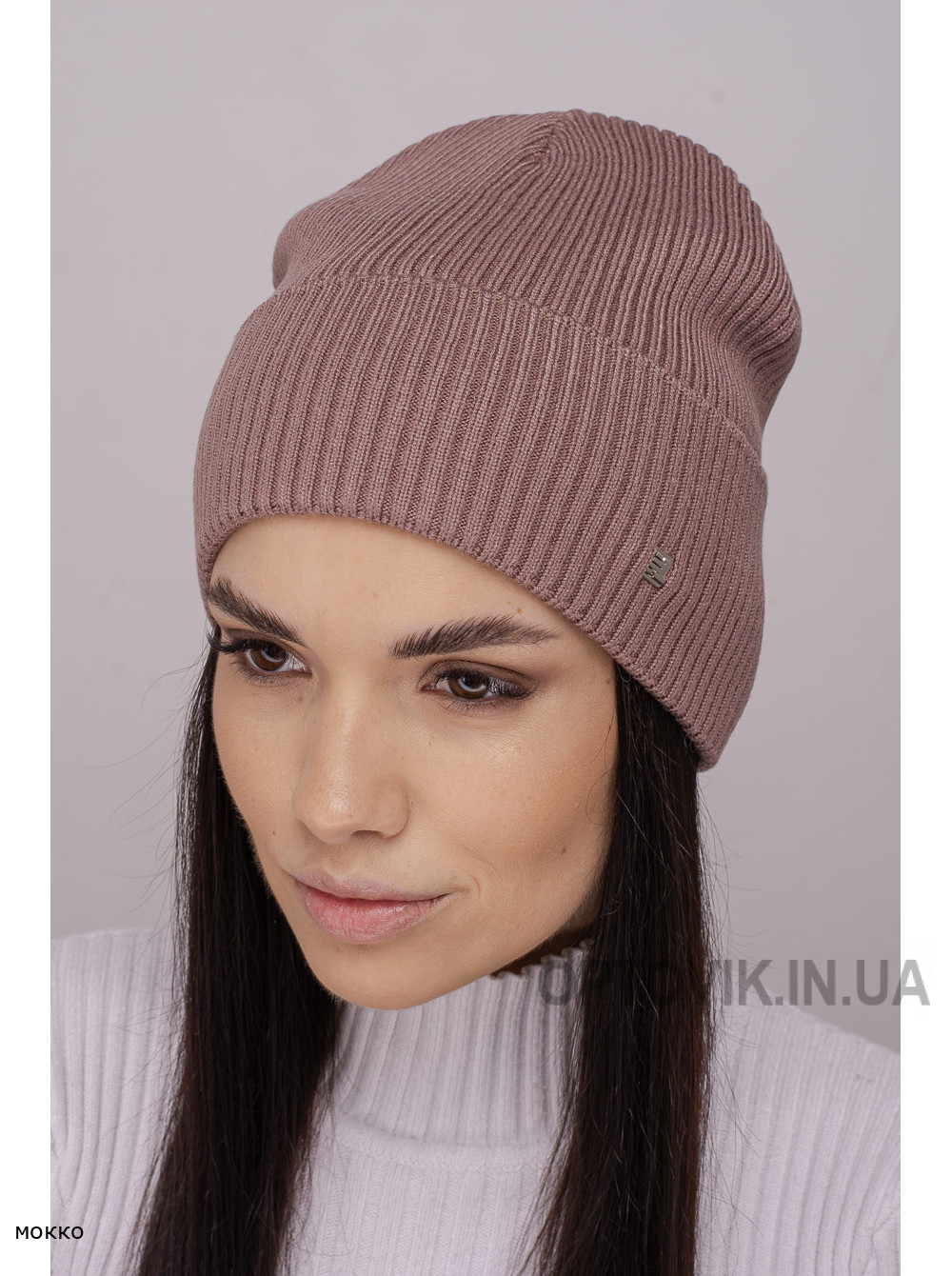 Жіноча шапка-ковпак з відворотом Фєнiкс