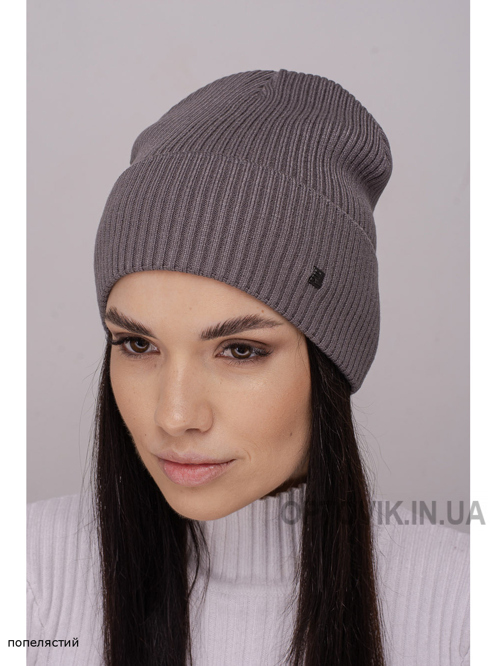 Жіноча шапка-ковпак з відворотом Фєнiкс