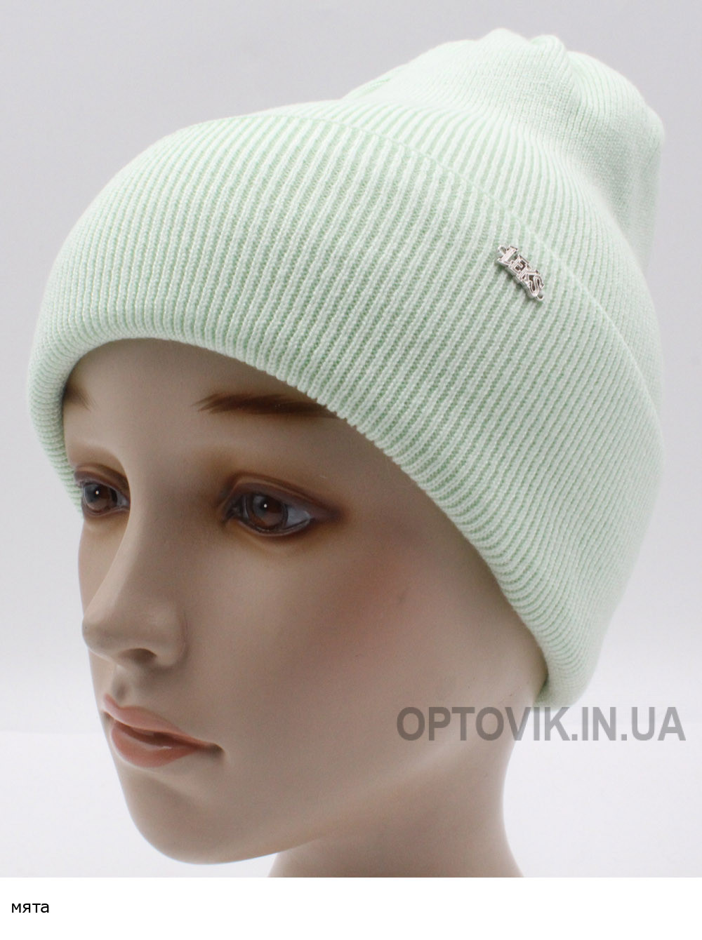 Женская шапка-колпак с отворотом Далия