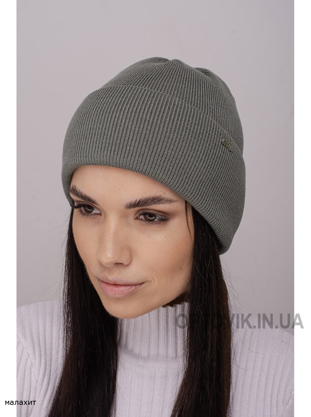 Женская шапка-колпак с отворотом Далия