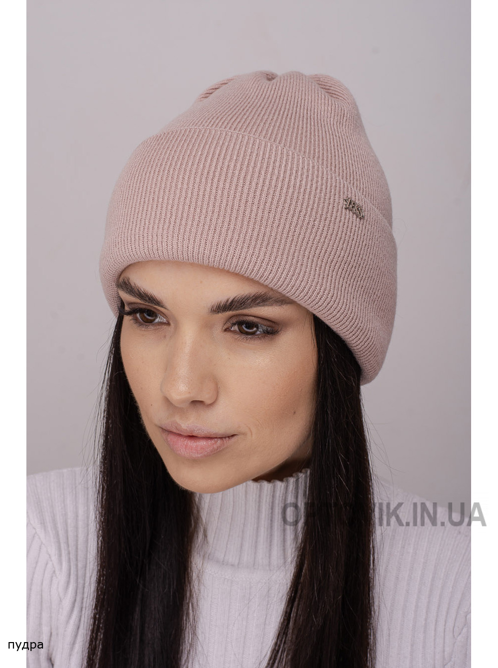 Женская шапка-колпак с отворотом Далия