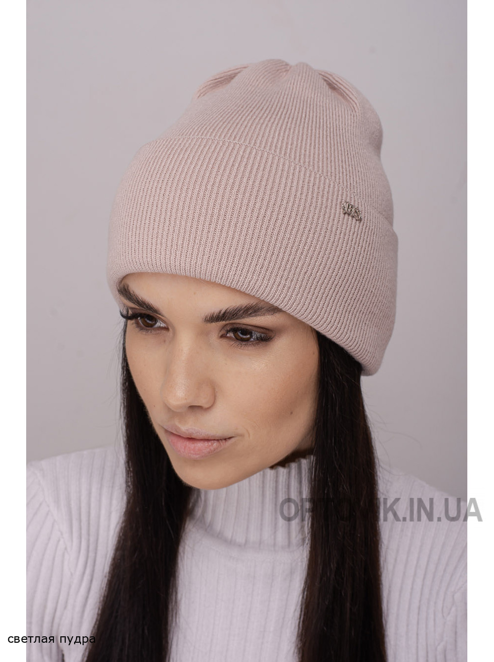 Женская шапка-колпак с отворотом Далия