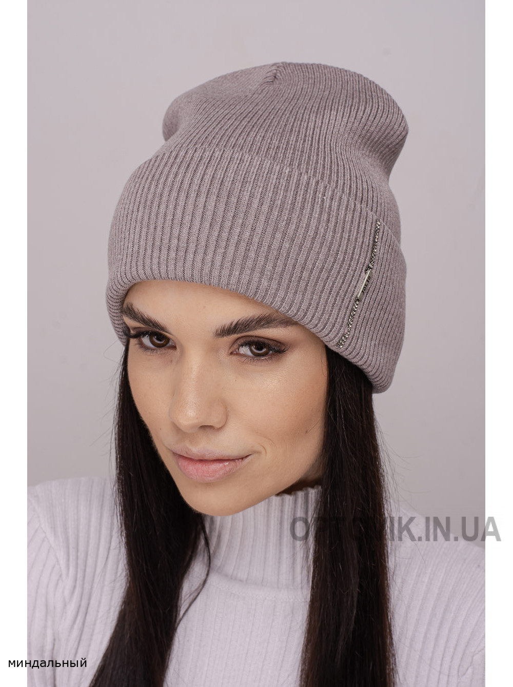 Женская шапка-колпак с отворотом Карнавал