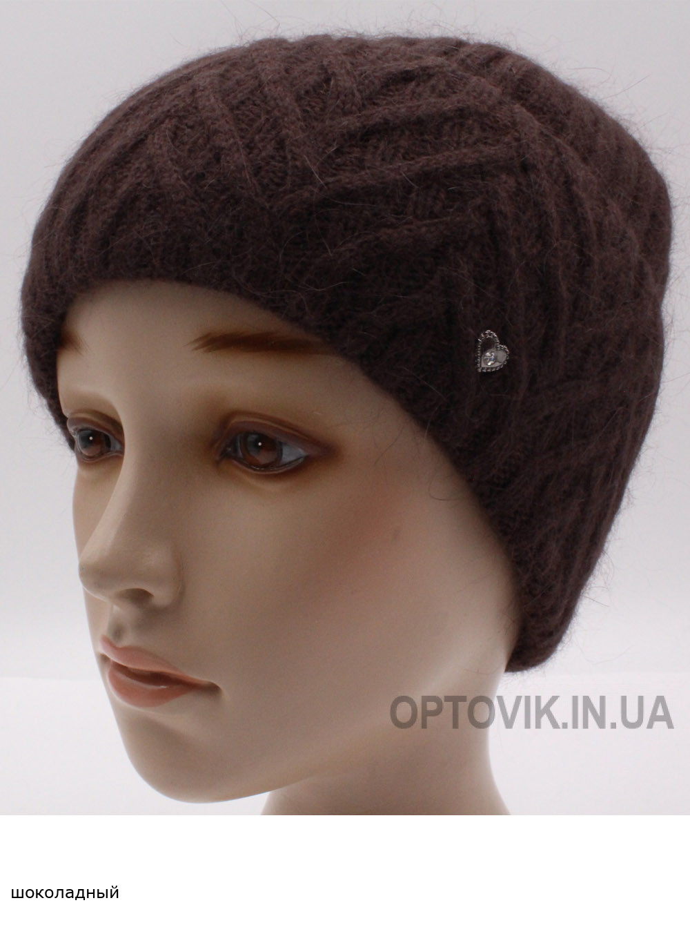 Женская шапка с отворотом Мадонна