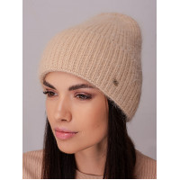 Женская шапка-колпак с отворотом "Трюфель"