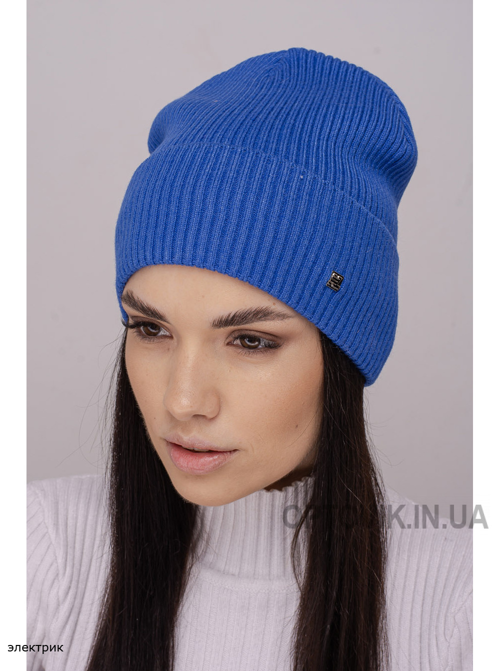 Женская шапка-колпак с отворотом Феникс