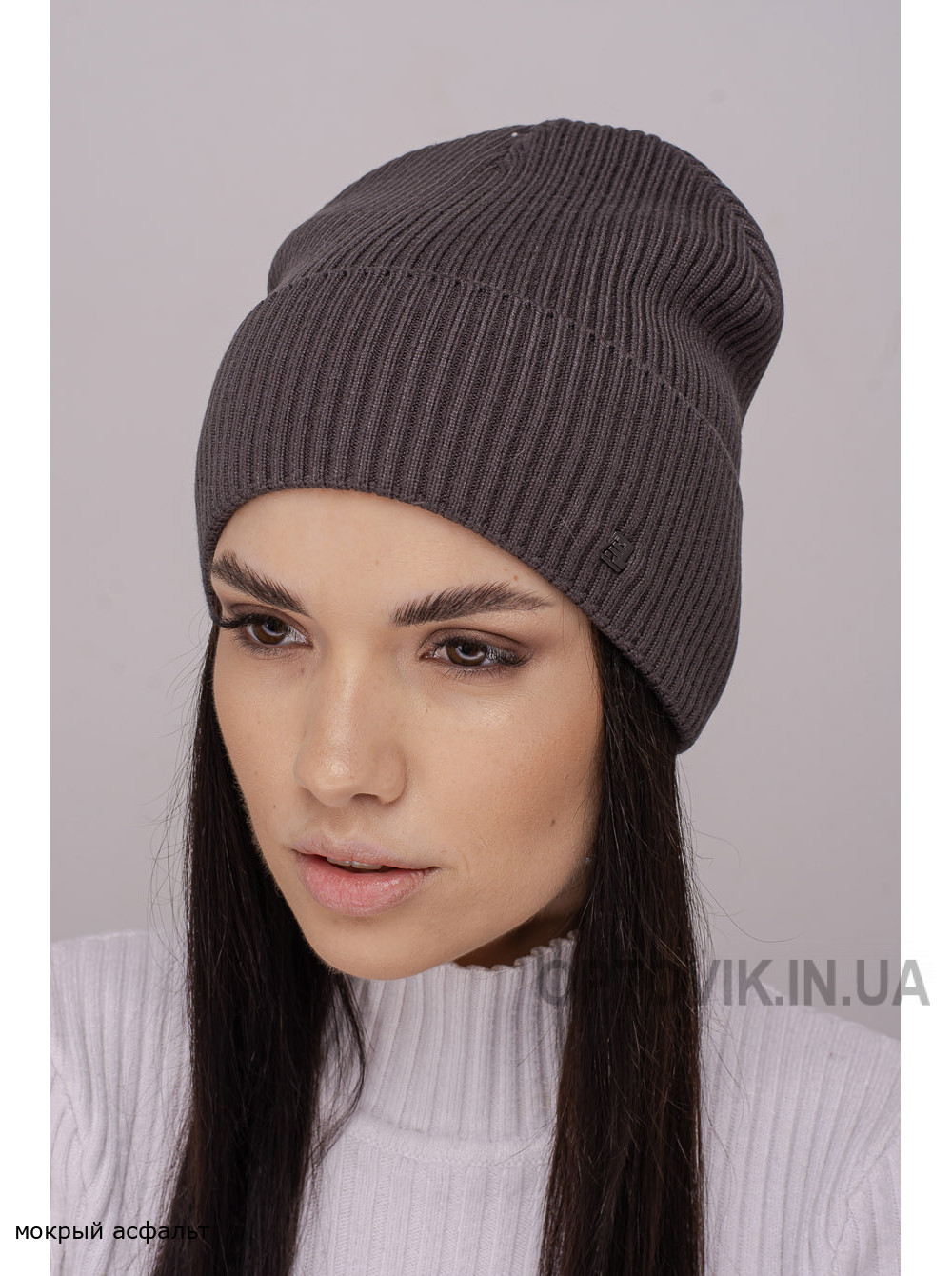 Женская шапка-колпак с отворотом Феникс