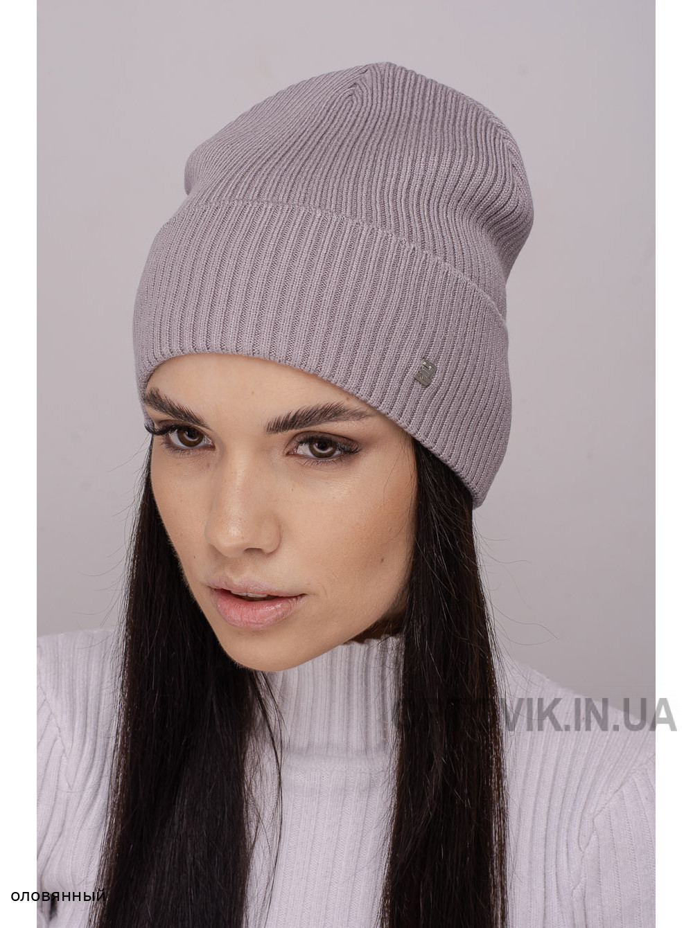 Женская шапка-колпак с отворотом Феникс