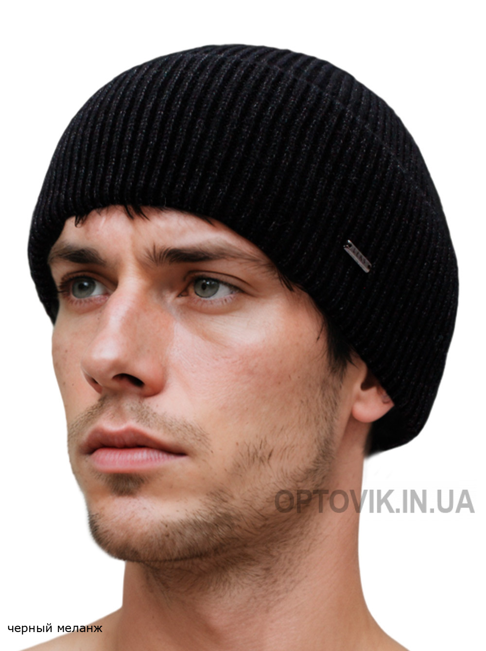 Мужская шапка с подворотом Тревел